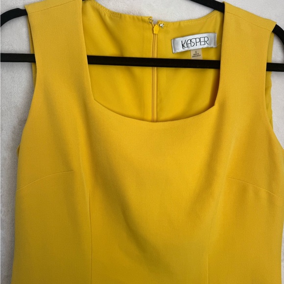 Kasper Yellow Midi Dress - Picture 4 of 5